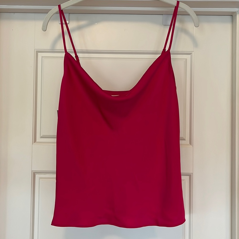 Aritzia | Babaton Cowlneck Granite Pink Silky Top